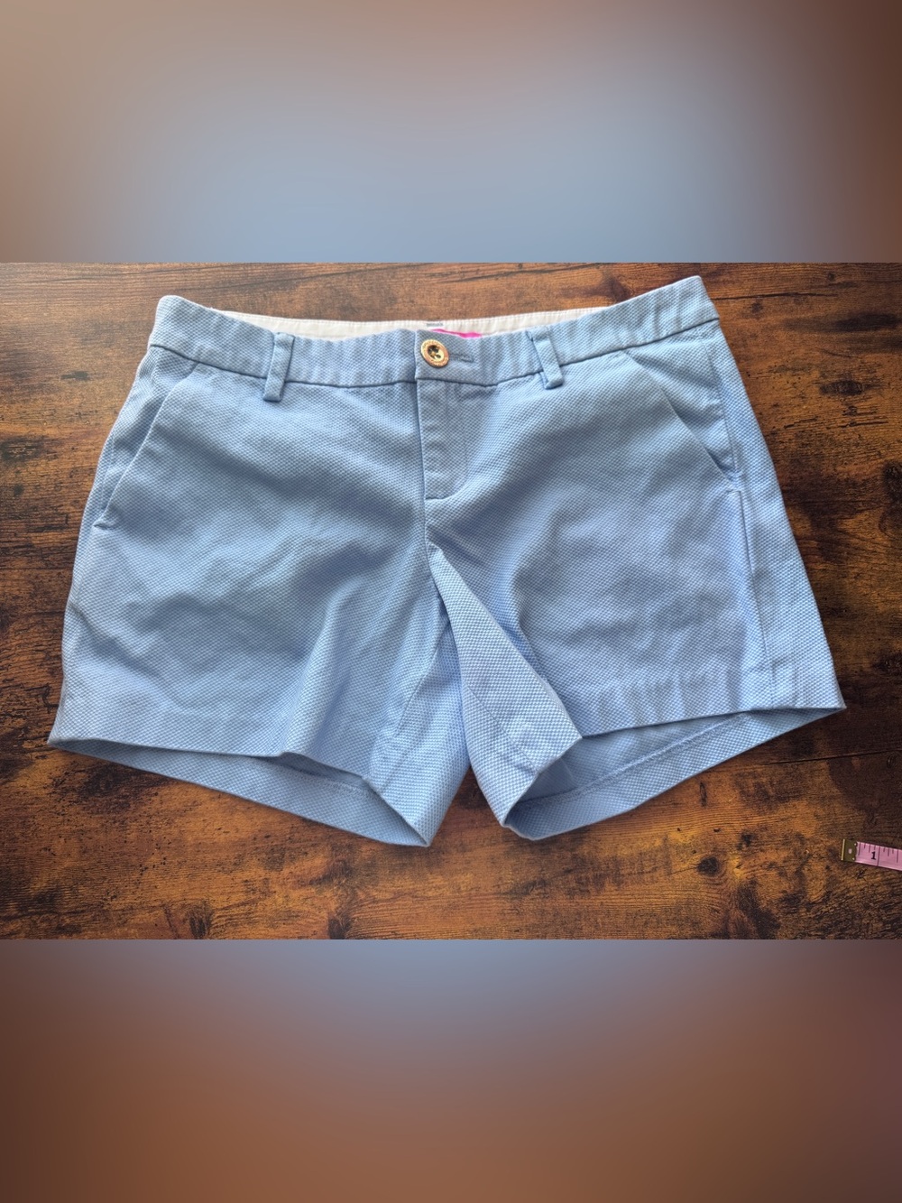 Lilly Pulitzer Callahan Stretch Shorts-Size Light Blue-4